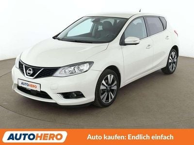 Gebraucht Nissan Pulsar Tekna 116 PS (85 kW) 2015 Weiß Kleinwagen