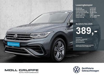 Platinum grey (metallic) Gebraucht 2022 VW Tiguan Allspace Elegance SUV | 31.620 € (Superpreis)