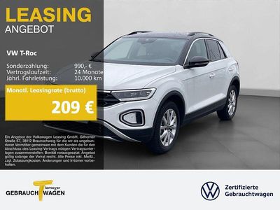 Gebraucht VW T-Roc Goal 150 PS (110 kW) 2025 Weiß SUV