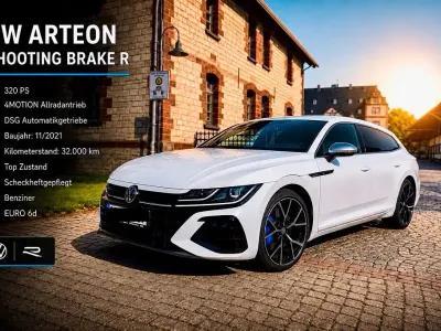 Gebraucht VW Arteon R 320 PS (235 kW) 2021 Weiß Limousine