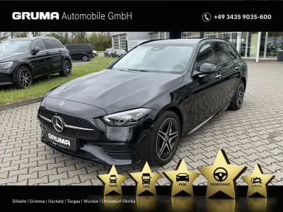 Gebraucht Mercedes C300e AMG 313 PS (230 kW) 2023 Unilack schwarz Kombi