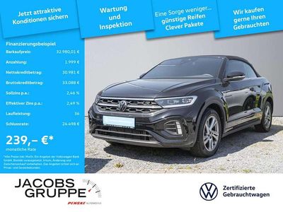 Second-hand VW T-Roc Cabriolet IQ Drive 150 CP (110 kW) 2025 Negru Cabrio
