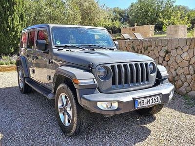 Gebraucht Jeep Wrangler Unlimited Sahara 272 PS (200 kW) 2020 Grau SUV