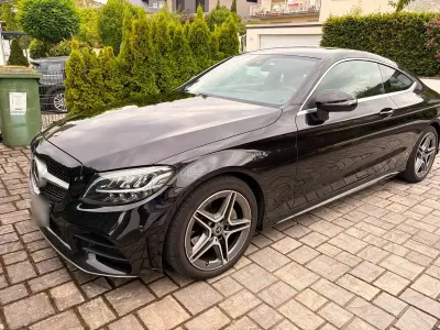 Gebraucht Mercedes C200 AMG line 184 PS (135 kW) 2018 Schwarz Coupé
