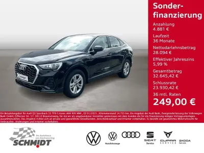 Gebraucht Audi Q3 Sportback Sport 150 PS (110 kW) 2025 Schwarz SUV