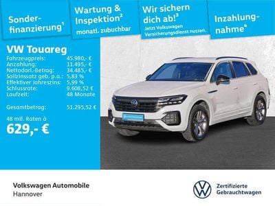 Pure white Gebraucht 2022 VW Touareg R-line SUV | 45.980 € (Fairer Preis)