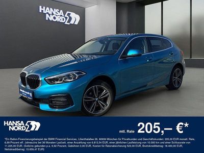 Usata BMW 118 Sport Line 136 CV (100 kW) 2022 Blu Utilitaria