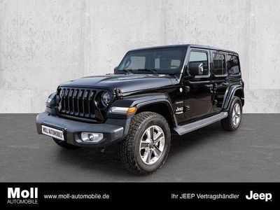 Gebraucht Jeep Wrangler Unlimited Sahara 200 PS (147 kW) 2018 Black (metallic) SUV