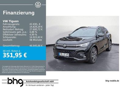 Usata VW Tiguan R-line 150 CV (110 kW) 2025 Nero SUV
