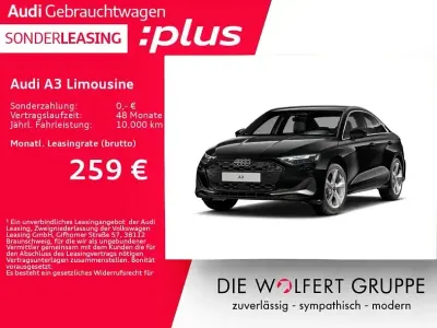Gebraucht Audi A3 Comfort 150 PS (110 kW) 2025 Mythosschwarz metallic Limousine