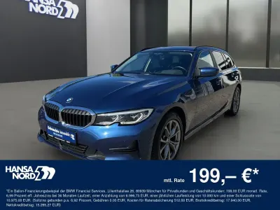Gebraucht BMW 320 Advantage 190 PS (139 kW) 2021 Blau / phytonicblau (metallic) Kombi