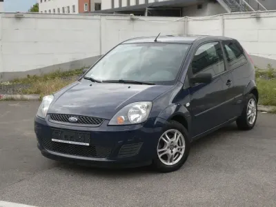 Gebraucht Ford Fiesta Style 69 PS (50 kW) 2008 Blau Kleinwagen