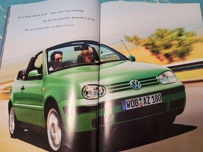 Gebraucht VW Golf Cabriolet 101 PS (74 kW) 1999 Grün Cabrio
