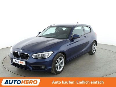 Blau Gebraucht 2017 BMW 118 Advantage Kleinwagen | 14.710 € (Fairer Preis)