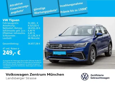 Gebraucht VW Tiguan R-line 150 PS (110 kW) 2023 Blau SUV