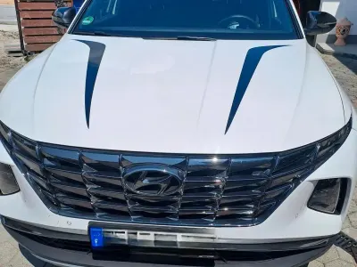 Gebraucht Hyundai Tucson Blackline 180 PS (132 kW) 2023 Weiß SUV