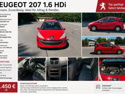 Gebraucht Peugeot 207 109 PS (80 kW) 2009 Kombi