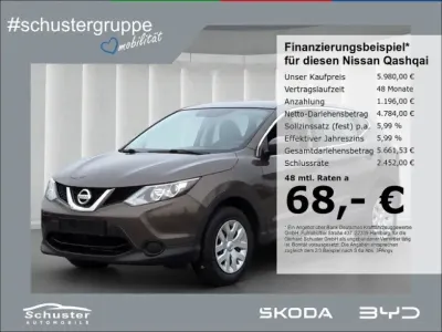 Gebraucht Nissan Qashqai Visia 116 PS (85 kW) 2015 Braun SUV