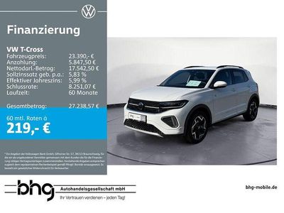 Gebraucht VW T-Cross R-line 116 PS (85 kW) 2025 Pure white SUV