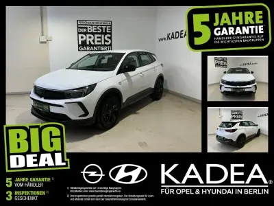Gebraucht Opel Grandland X 136 PS (100 kW) 2024 Lack weiss banquise/deckende lackierung (metallic) SUV