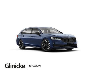 Neu Skoda Superb SportLine 204 PS (150 kW) 2026 Blau Kombi