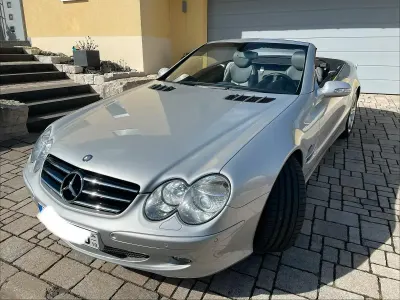 Używany Mercedes SL500 306 KM (225 kW) 2002 Srebrny Kabriolet