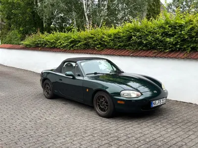 Gebraucht Mazda MX5 110 PS (80 kW) 1999 Grün Cabrio