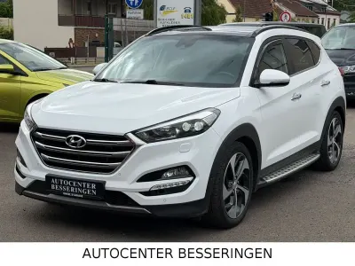 Gebraucht Hyundai Tucson 185 PS (136 kW) 2016 Polar white SUV