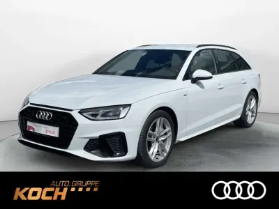 Gebraucht Audi A4 S-Line 205 PS (150 kW) 2023 Gletscherweiß metallic Kombi