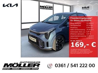 Neu Kia Picanto GT-Line 68 PS (50 kW) 2025 Blau Kleinwagen