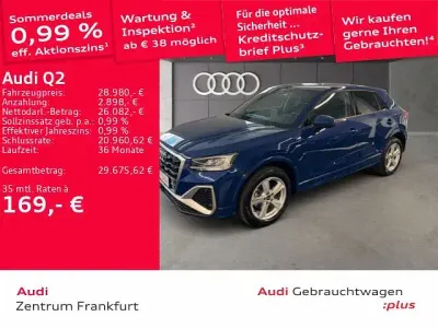 Gebraucht Audi Q2 S-Line 116 PS (85 kW) 2025 Ascariblau metallic SUV