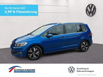 Gebraucht VW Touran Highline 150 PS (110 kW) 2023 Caribbean blue metallic Van / Kleinbus
