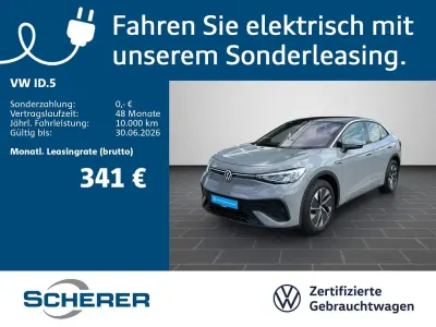 Gebraucht VW ID.5 Pro Performance 150 kW (204 PS) 2023 Mondsteingrau schwarz (metallic) SUV