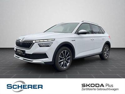 Gebraucht Skoda Kamiq ScoutLine 150 PS (110 kW) 2022 Moonweiß perleffekt (metallic) SUV