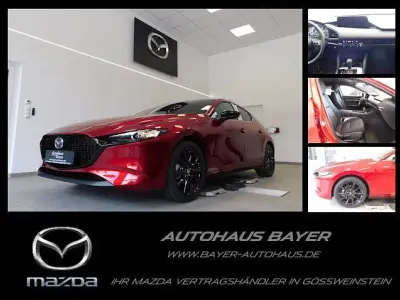 Neu Mazda 3 Homura-Line 140 PS (102 kW) 2026 Rot Limousine