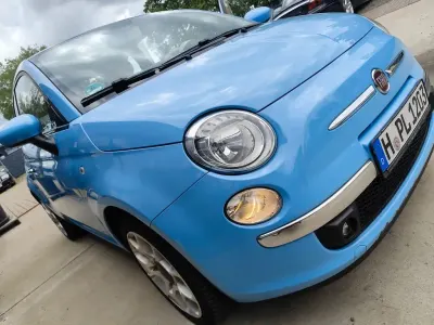 Gebraucht Fiat 500 86 PS (63 kW) 2014 Blau Kleinwagen