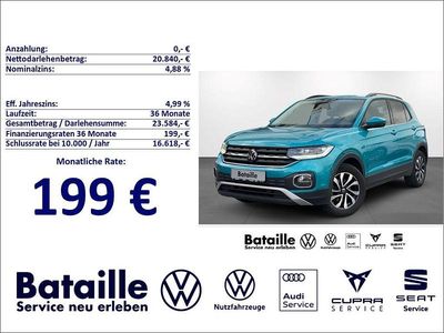 Gebraucht VW T-Cross Active 110 PS (80 kW) 2022 Grün SUV