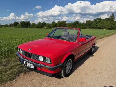 Gebraucht BMW 320 Cabriolet 129 PS (94 kW) 1990 Rot Cabrio