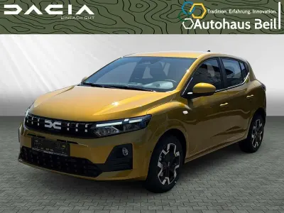 Neu Dacia Sandero Journey 122 PS (89 kW) 2026 Amberyellow Limousine
