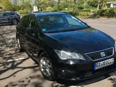Brugt Seat Leon ST Style 125 HK (91 kW) 2017 Sort Stationcar