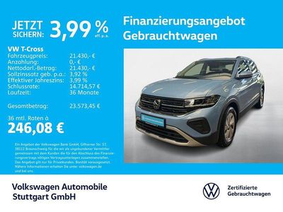 Second-hand VW T-Cross Life 116 CP (85 kW) 2024 Albastru SUV
