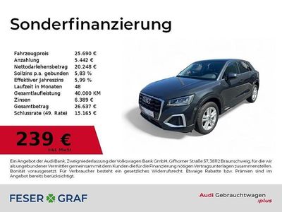 Manhattangrau metallic Gebraucht 2023 Audi Q2 Ambiente SUV | 25.690 € (Guter Preis)