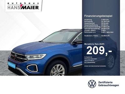Gebraucht VW T-Roc Style 150 PS (110 kW) 2025 Ravennablau metallic SUV