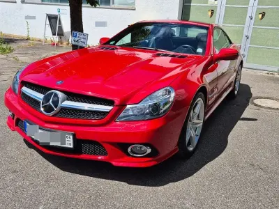 Gebraucht Mercedes SL500 387 PS (284 kW) 2008 Rot Cabrio