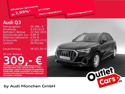 Second-hand Audi Q3 S-Line 245 CP (180 kW) 2022 Negru SUV
