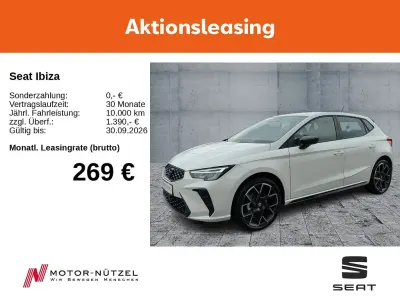 Neu Seat Ibiza Black Edition 150 PS (110 kW) 2026 Weiß Kleinwagen