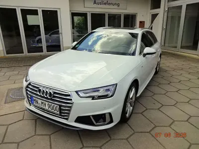 Gebraucht Audi A4 Sport 150 PS (110 kW) 2019 Gletscherweiß metallic Kombi