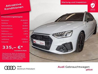 Gletscherweiß metallic Gebraucht 2024 Audi A4 S-Line Kombi | 50.490 €