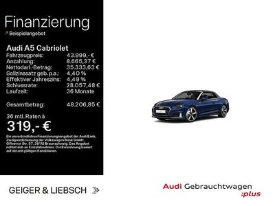 Blau Gebraucht 2024 Audi A5 Cabriolet Advanced Cabrio | 43.999 € (Fairer Preis)