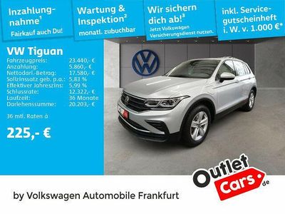 Silber Gebraucht 2021 VW Tiguan Life SUV | 23.440 € (Teuer)